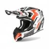 Airoh Aviator Ace Swoop White-Orange -Motorcycle Equip Sale Store airoh aviator ace swoop white orange cross helmet helm casque kask casco 1 1