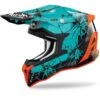 Airoh Strycker Crack Blue -Motorcycle Equip Sale Store airoh strycker crack blue cross helmet helm casque kask casco 1 1