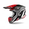 Airoh Twist 2.0 Shaken Grey-Red -Motorcycle Equip Sale Store airoh twist 2 0 shaken grey red cross helmet helm casque kask casco 1 1