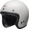 BELL Custom 500 Vintage White -Motorcycle Equip Sale Store bell custom 500 vintage white open face helmet helm casque kask casco 1 1