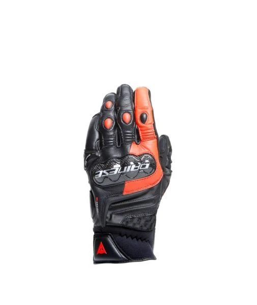 Dainese Carbon 4 Short Gloves Black-Fluo-Red 3 Dainese Carbon 4 Short Gloves Black-Fluo-Red