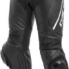 Dainese Delta 3 Perf. Leather Pants Black/White -Motorcycle Equip Sale Store dainese delta 3 perf leather b w motorcycle pants motorradhosen pantalon motorbroek pantolon 1 1