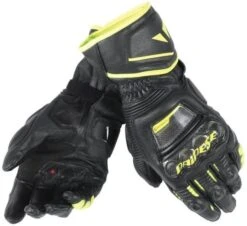 Dainese Druid D1 Long Black Fluo-Yellow Gloves