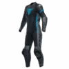 Dainese Grobnik Lady Leather 1PC Suit Perf. Black/Anthracite/Teal -Motorcycle Equip Sale Store dainese grobnik lady leather 1pc suit perf black anthracite teal one piece suit 1 teiler overall combinaison 1 piece traje tulum 1 1