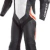 Dainese LAGUNA SECA 4 1PC S/T PERF. Black/White/Fluo-Red -Motorcycle Equip Sale Store dainese laguna seca 4 1pc s t perf black white fluo red one piece suit 1 teiler overall combinaison 1 piece traje tulum 1 1