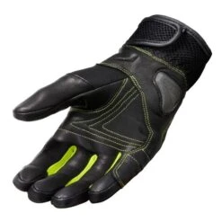 Revit Metric Gloves Black-Neon Yellow