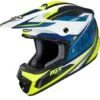 HJC CS-MX II Drift Blue/Yellow MC3HSF