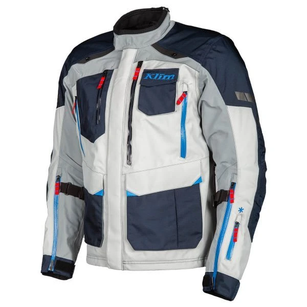 Klim Carlsbad Jacket Navy Blue - Cool Gray