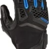 Klim Baja S4 Gloves Black - Kinetik Blue -Motorcycle Equip Sale Store klim baja s4 gloves handschuhe gants guantes handschoenen kinetic blue 1 2