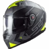 LS2 Vector 2 Splitter Titanium Yellow-06 -Motorcycle Equip Sale Store ls2 vector 2 splitter titanium yellow 06 full face helmet integralhelm casque integral kask casco integral 1 1