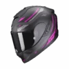 Scorpion EXO-1400 EVO CARBON AIR KYDRA Matt Black-Pink -Motorcycle Equip Sale Store scorpion exo 1400 evo carbon air kydra black pink full face helmet integralhelm casque integral kask casco integral 1 3